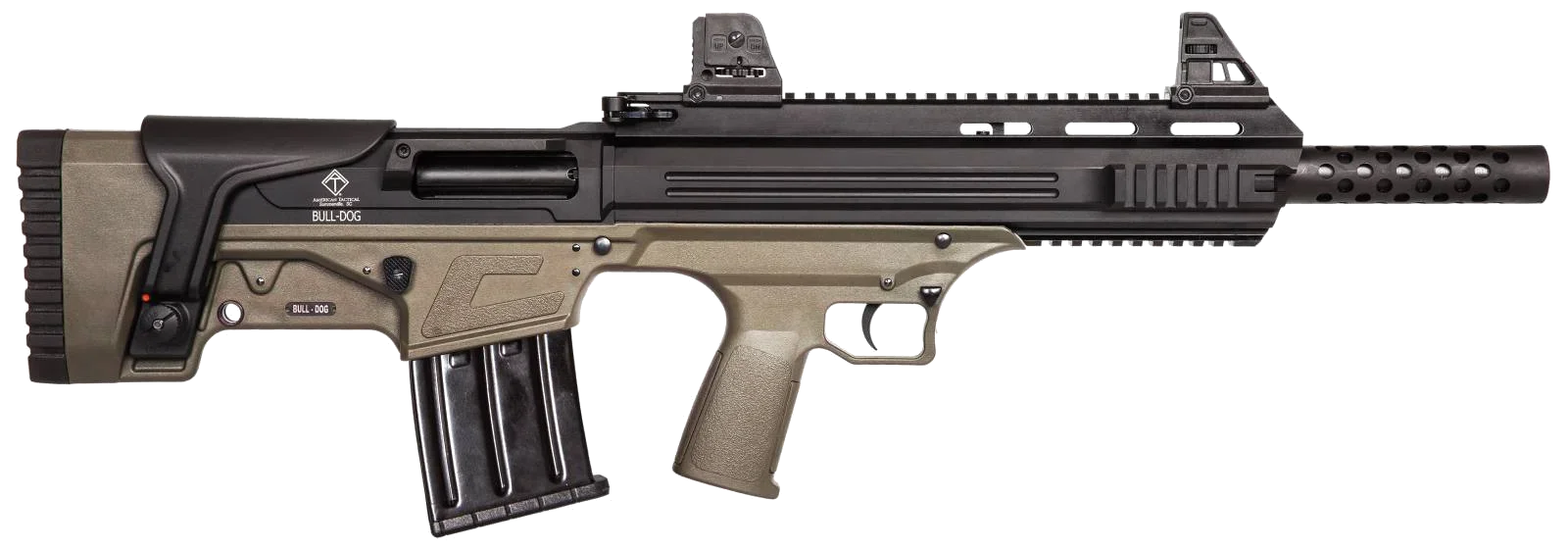 ATI BULLDOG SGA 20GA BULLPUP SHOTGUN TAN 5 RND MAG