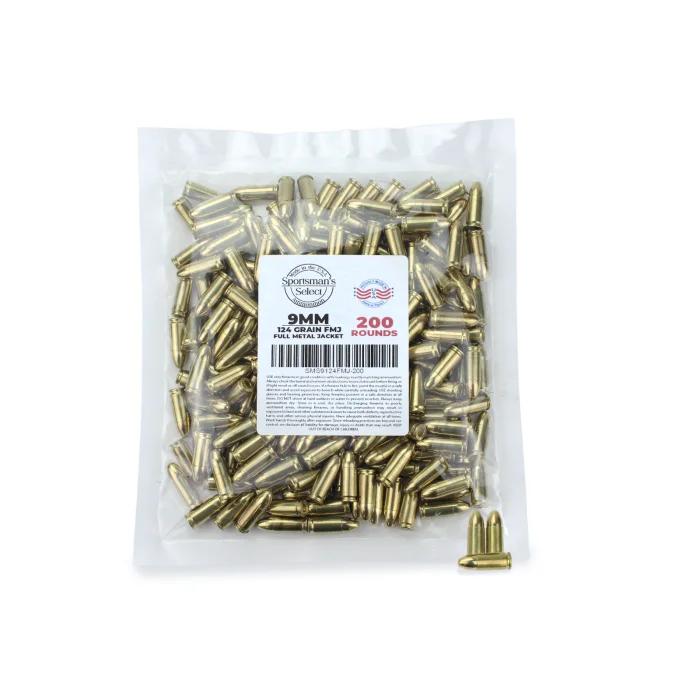 Sportsman's Select Remanufactured 9mm 124 Gr FMJ