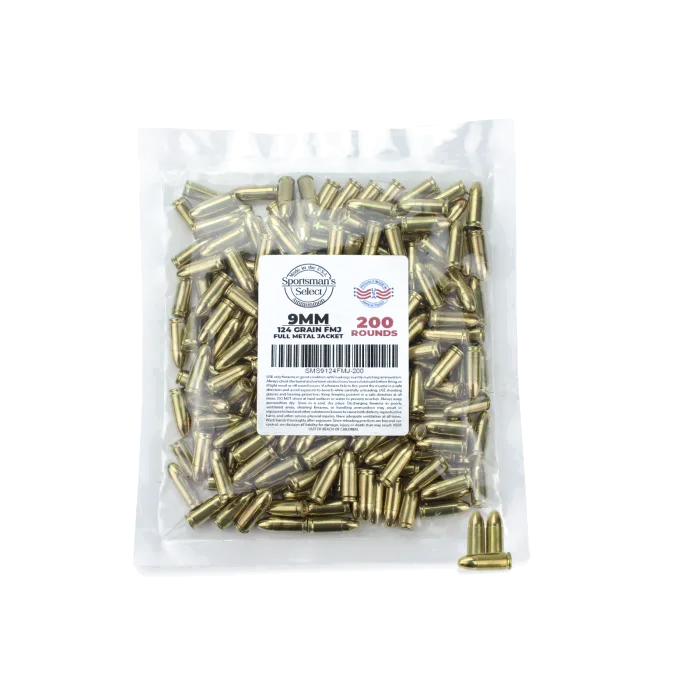 Sportsman's Select Remanufactured 9mm 124 Gr FMJ