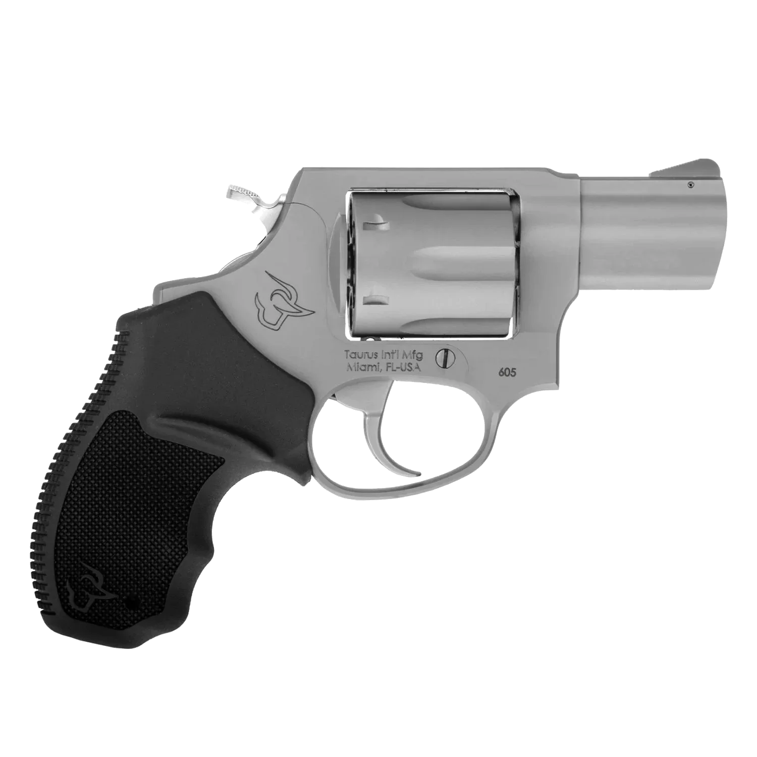 TAURUS 605 2 " SS .357 RUBBER GRIPS